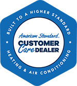 American Standard Customer Care Dealer logo